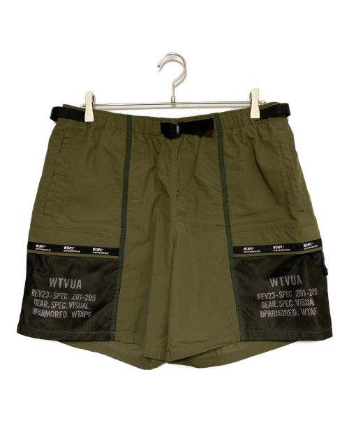 WTAPS（ダブルタップス）WTAPS (ダブルタップス) TRACKS SHORTS NYLON TUSSAH カーキ サイズ:03の古着・服飾アイテム