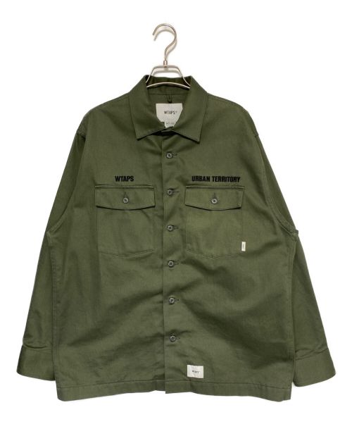 WTAPS（ダブルタップス）WTAPS (ダブルタップス) BUDS LS COTTON TWILL カーキ サイズ:2の古着・服飾アイテム