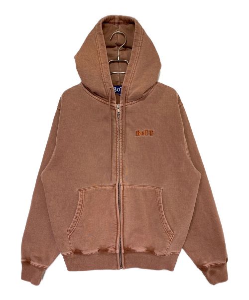 BoTT（ボット）BoTT (ボット) Pigment Dyed Zip Hoodie カーキ サイズ:Mの古着・服飾アイテム