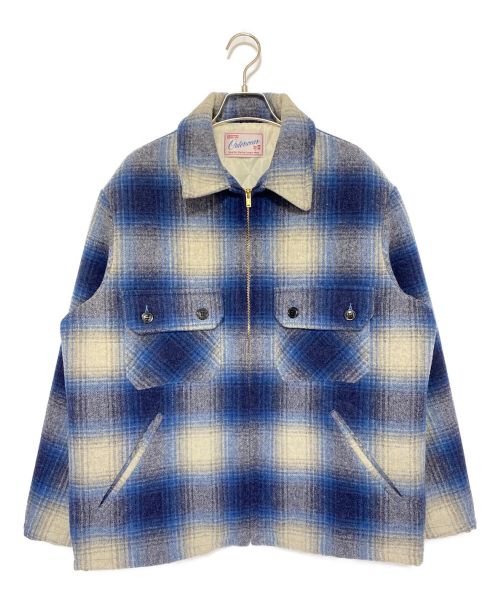 Subculture（サブカルチャー）Subculture (サブカルチャー) OMBRE CHECK WOOLJACKET ブルー サイズ:2の古着・服飾アイテム