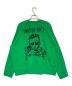 OFFWHITE (オフホワイト) PUBLIC TELEVISION SWEATSHIRT グリーン サイズ:S：27000円