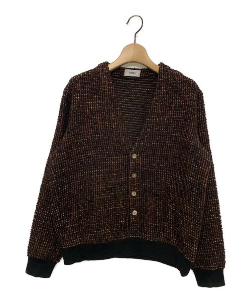 RANDY（ランディー）RANDY (ランディー) PEEL OFF POODLE PULLOVER CARDIGAN ブラウン サイズ:1の古着・服飾アイテム