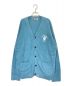 A BATHING APE（アベイシングエイプ）の古着「Embroidery Shaggy Knit Cardigan」｜スカイブルー