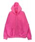 SUPREME（シュプリーム）の古着「Small Box Zip Up Hooded Sweatshirt」｜ピンク