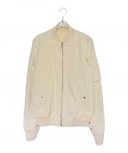 RICK OWENSリックオウエンス）の古着「Raglan Bomber Jacket」｜アイボリー