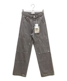 TANAKA（タナカ）の古着「デニムパンツ WORK JEAN TROUSERS」｜グレー