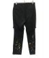 ALMOSTBLACK (オールモストブラック) PAINTED BONDAGE PANTS ブラック サイズ:SIZE 2：15000円