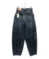 KIDILL (キディル) MINED DENIM WIDE ZIP &STRAPS DENIM PANTS DISTRESSED DENI インディゴ サイズ:L：33000円