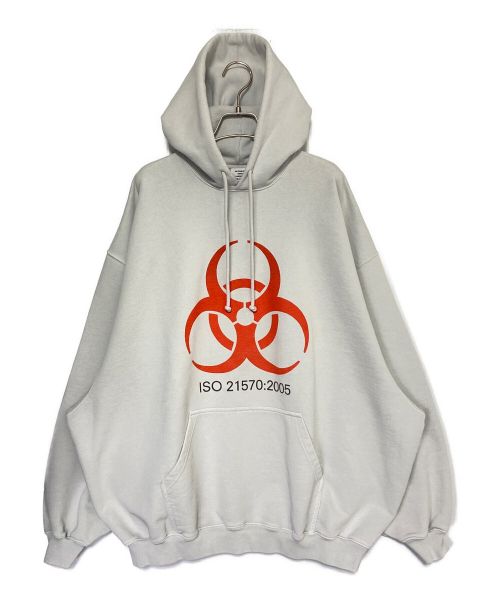 VETEMENTS（ヴェトモン）VETEMENTS (ヴェトモン) Genetically modified hoodie グレー サイズ:XSの古着・服飾アイテム