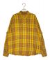 SUPREME（シュプリーム）の古着「Pullover Plaid Flannel Shirts」｜オレンジ