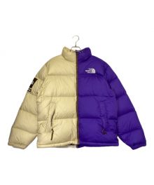 SUPREME×THE NORTH FACE（シュプリーム×ザ ノース フェイス）の古着「Split NUPTSE JACKET」｜パープル×ベージュ