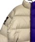 中古・古着 SUPREME (シュプリーム) THE NORTH FACE (ザ ノース フェイス) Split NUPTSE JACKET パープル×ベージュ サイズ:L：110000円