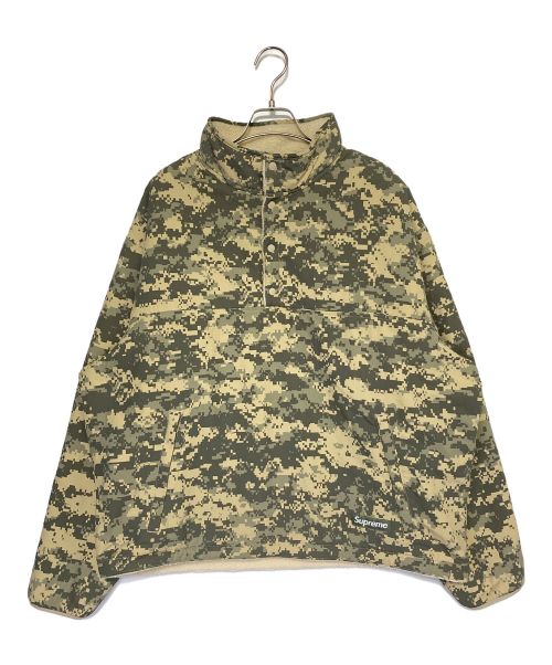 SUPREME（シュプリーム）SUPREME (シュプリーム) Polartec Shearling Reversible Pullover ベージュ×カーキ サイズ:Lの古着・服飾アイテム