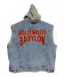 GUCCI (グッチ) Hollywood Babylon Denim Hoodie Vest インディゴ サイズ:52：84000円