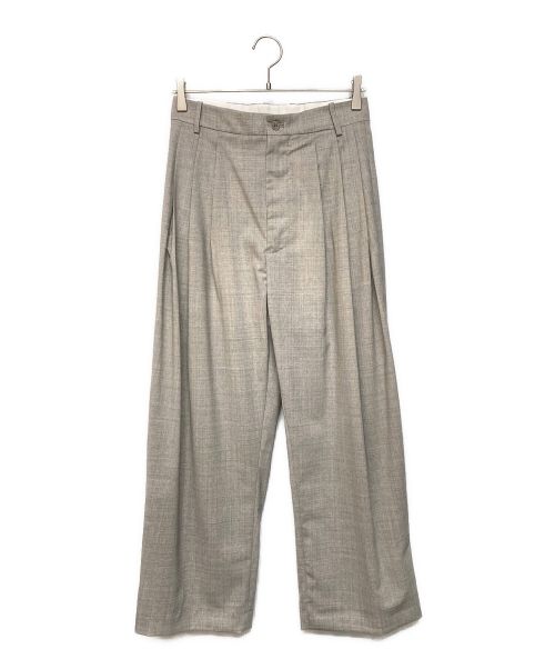 Hed Mayner（ヘド メイナー）Hed Mayner (ヘド メイナー) WOVEN TROUSERS グレー サイズ:XSの古着・服飾アイテム