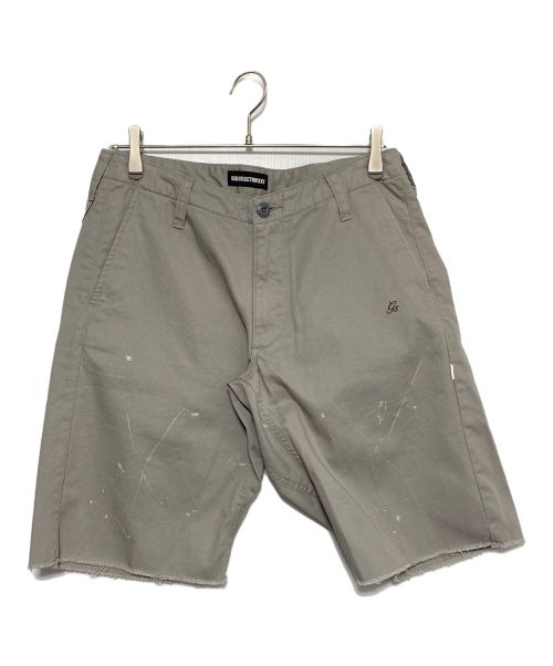 GOD SELECTION XXX（ゴッドセレクショントリプルエックス）GOD SELECTION XXX (ゴッドセレクショントリプルエックス) SHORT PANTS グレー サイズ:Mの古着・服飾アイテム