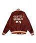 BOWWOW (バウワウ) BEATLE MANIA SATIN SPORTS JACKET ブラウン サイズ:XL：17000円