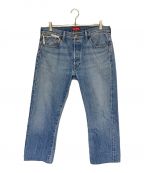 SUPREME×LEVI'Sシュプリーム×リーバイス）の古着「501 Jeans」｜インディゴ