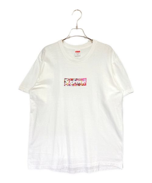 SUPREME（シュプリーム）SUPREME (シュプリーム) 村上隆 (ムラカミタカシ) COVID-19 Relief Box Logo Tee ホワイト サイズ:Mの古着・服飾アイテム