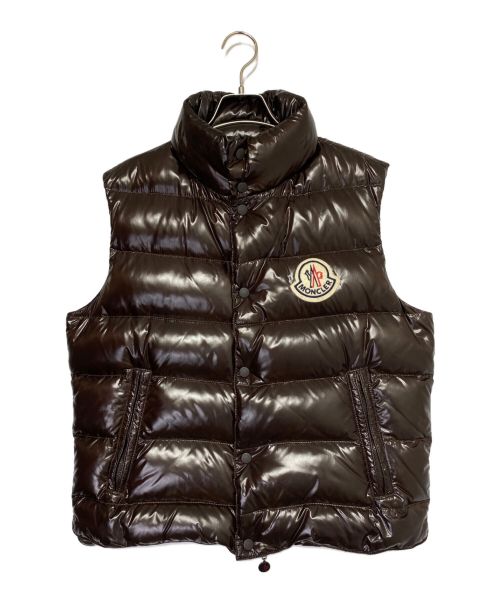 MONCLER（モンクレール）MONCLER (モンクレール) ダウンベスト ブラウン サイズ:3の古着・服飾アイテム