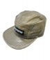 SUPREME（シュプリーム）の古着「Laminated Box Weave Camp Cap」｜ゴールド