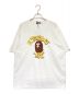 A BATHING APE（アベイシングエイプ）の古着「GRAFFITI COLLGE TEE」｜ホワイト