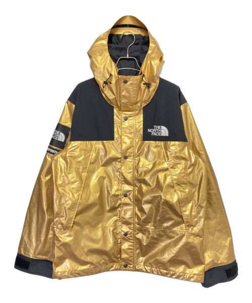 SUPREME（シュプリーム）SUPREME (シュプリーム) THE NORTH FACE (ザ ノース フェイス) Metallic Mountain Parka ゴールド サイズ:Lの古着・服飾アイテム