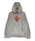 SUPREME（シュプリーム）の古着「Cross Box Logo Hooded Sweatshirt」｜グレー