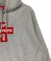 中古・古着 SUPREME (シュプリーム) Cross Box Logo Hooded Sweatshirt グレー サイズ:M：59000円