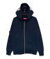 SUPREME（シュプリーム）の古着「Felt Hooded Logo Zip Up Sweat」｜ネイビー