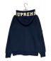 SUPREME (シュプリーム) Felt Hooded Logo Zip Up Sweat ネイビー サイズ:S：22000円