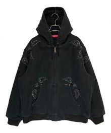 SUPREME（シュプリーム）の古着「Paisley Studded Work Jacket」｜ブラック