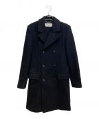 Saint Laurent Parisサンローランパリ）の古着「Wool Chester Coat (ウールチェスターコート)」｜ブラック