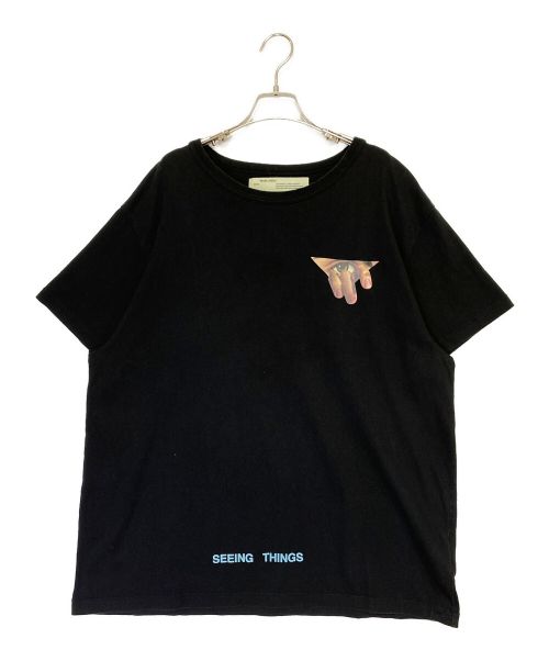 OFFWHITE（オフホワイト）OFFWHITE (オフホワイト) Tシャツ ブラック サイズ:Lの古着・服飾アイテム