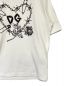 中古・古着 DOLCE & GABBANA (ドルチェ＆ガッバーナ) Heart Chain Relaxed Fit T-Shirt ホワイト サイズ:50：14000円