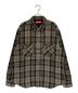 SUPREME（シュプリーム）の古着「Quilted Flannel Snap Shirt」｜グレー