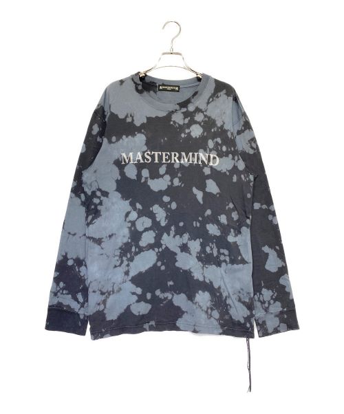 Mastermind WORLD（マスターマインド ワールド）Mastermind WORLD (マスターマインド ワールド) TIE-DYE LS TEE ブラック サイズ:Mの古着・服飾アイテム