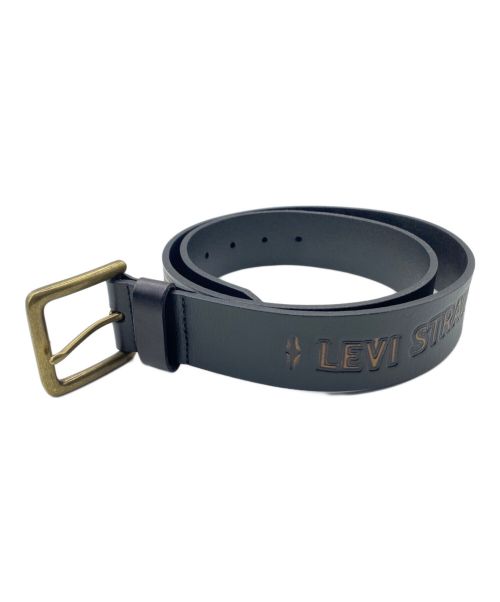 LEVI'S（リーバイス）LEVI'S (リーバイス) stussy (ステューシー) EMBOSSED LEATHER BELT ブラウン サイズ:S/Mの古着・服飾アイテム