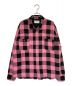 MAYO（メイヨー）の古着「BONES Embroidery Check Shirt」｜ピンク