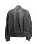 TOM FORD (トムフォード) LEATHER HARRINGTON ラムレザー ハリントンジャケット ブラック サイズ:50：450000円