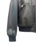 中古・古着 TOM FORD (トムフォード) ショート シングル レザー ライダースジャケット ブラック サイズ:46：350000円