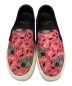 中古・古着 Saint Laurent Paris (サンローランパリ) Venice Slip On Radio Print Sneaker ピンク サイズ:35：13000円