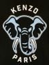 中古・古着 KENZO (ケンゾー) ELEPHANT TEE ブラック サイズ:XS：13000円