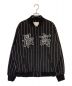 SUPREME（シュプリーム）の古着「Pinstripe Varsity Jacket」｜ブラック