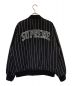 SUPREME (シュプリーム) Pinstripe Varsity Jacket ブラック サイズ:M：40000円