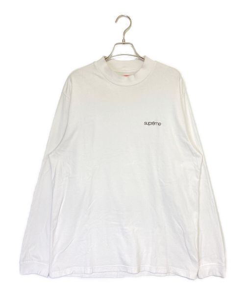 SUPREME（シュプリーム）SUPREME (シュプリーム) Mock Neck L/S Top ホワイト サイズ:Mの古着・服飾アイテム