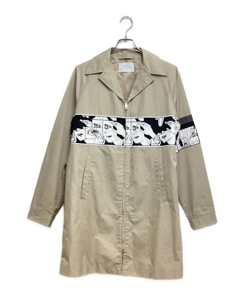 PRADA（プラダ）PRADA (プラダ) American Comic Sports Coat(アメコミスポーツコート) ベージュ サイズ:48の古着・服飾アイテム