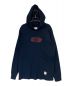 SUPREME（シュプリーム）の古着「Warp Hooded L/S Top（ワープフーディー）」｜ネイビー