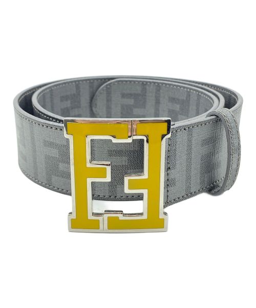 FENDI（フェンディ）FENDI (フェンディ) COLLEGE BELT グレーの古着・服飾アイテム