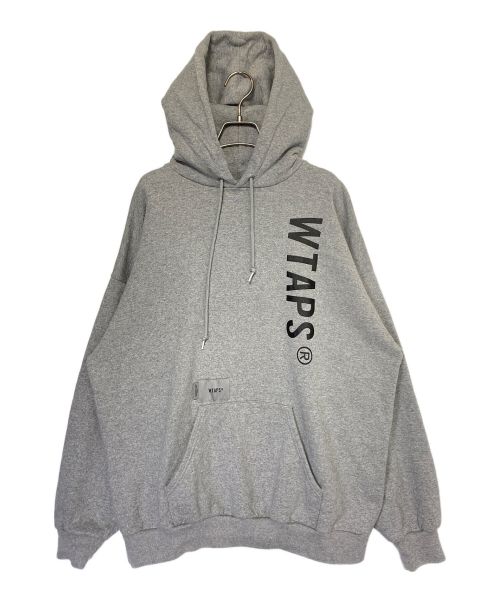 WTAPS（ダブルタップス）WTAPS (ダブルタップス) SIGN / HOODY / COTTON グレー サイズ:4の古着・服飾アイテム